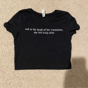 Reputation Crop Top Taylor Swift